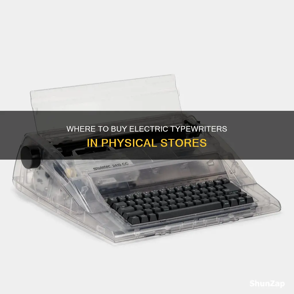who sells electric typewriters in thier stores