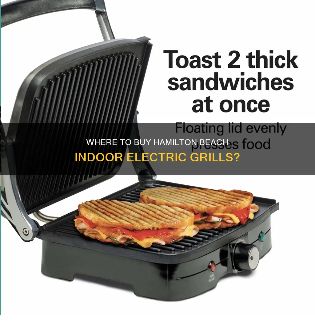 who sells hamilton beach indoor electric grills