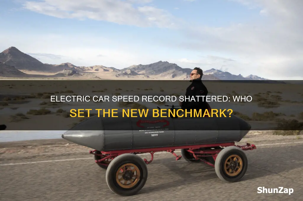 who set new electric car speed record