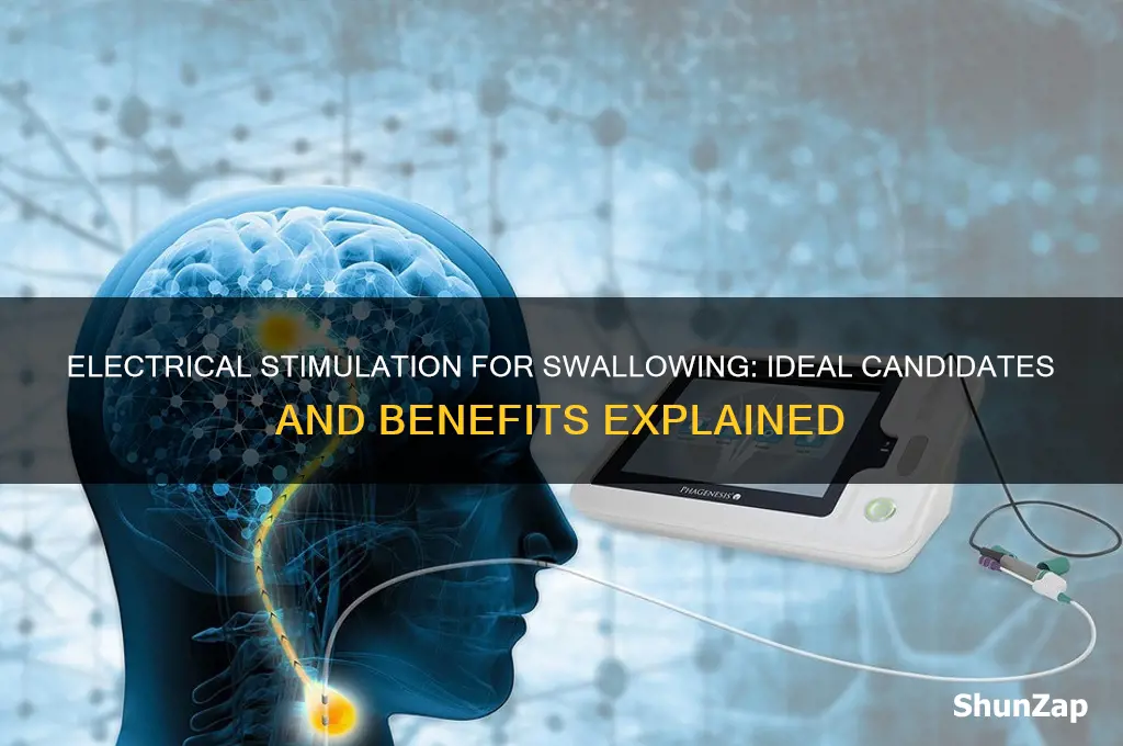 who should electrical stimulation in swallowing used for