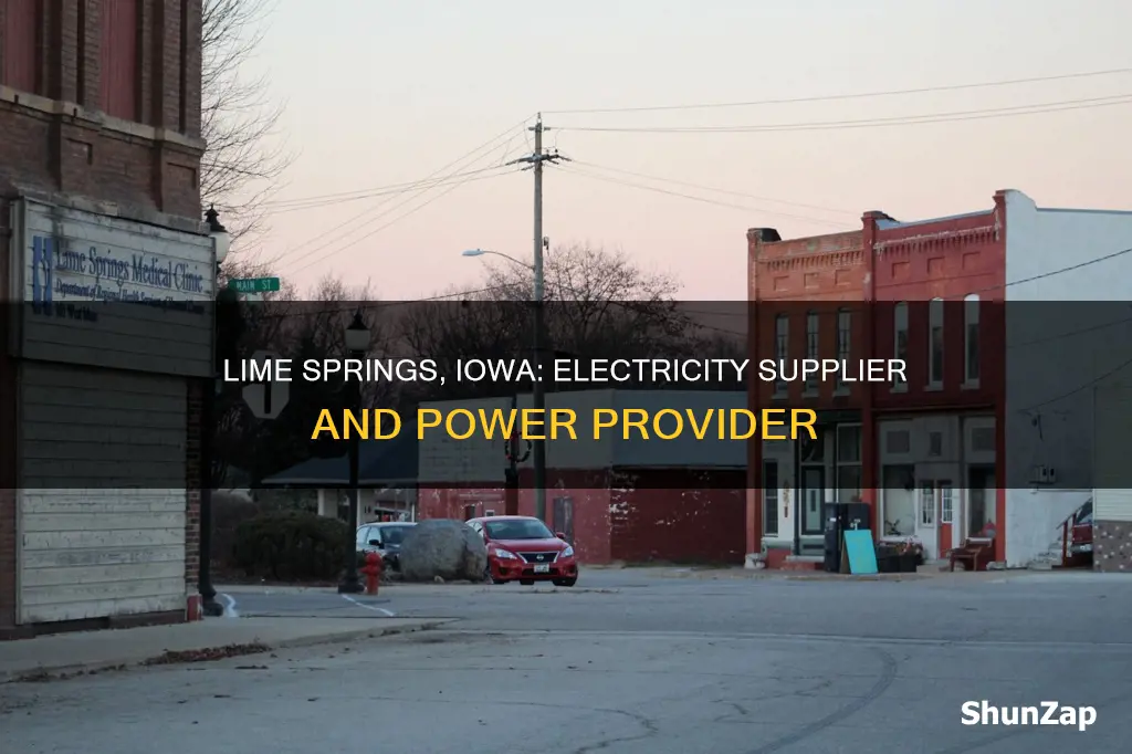 who supplies electricity to lime springs iowa