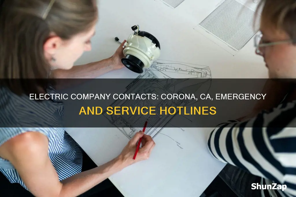 who to call for electric company in corona ca