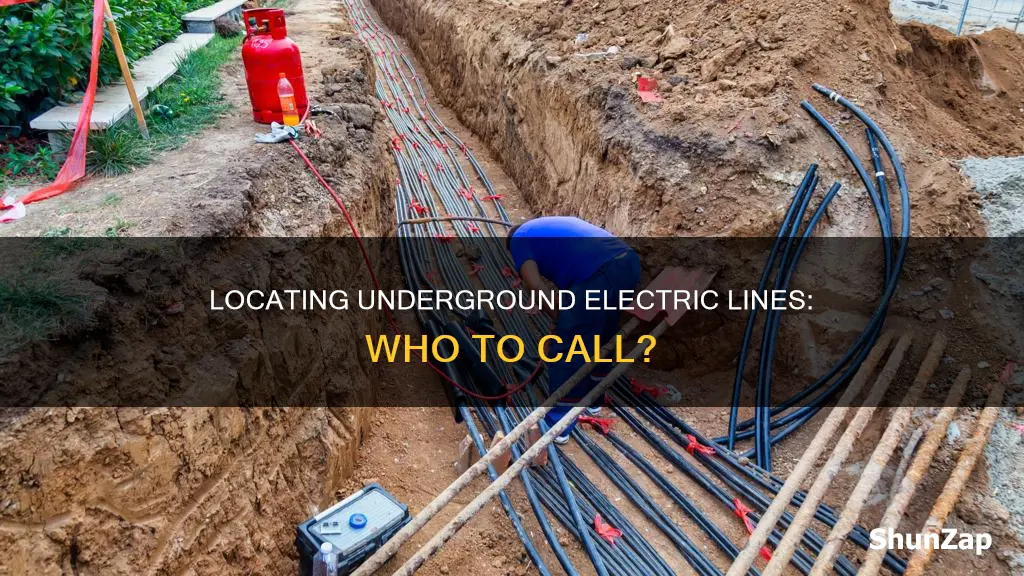 who to call to detect electric lines