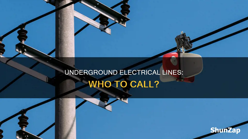 who to call to mark electrical lines