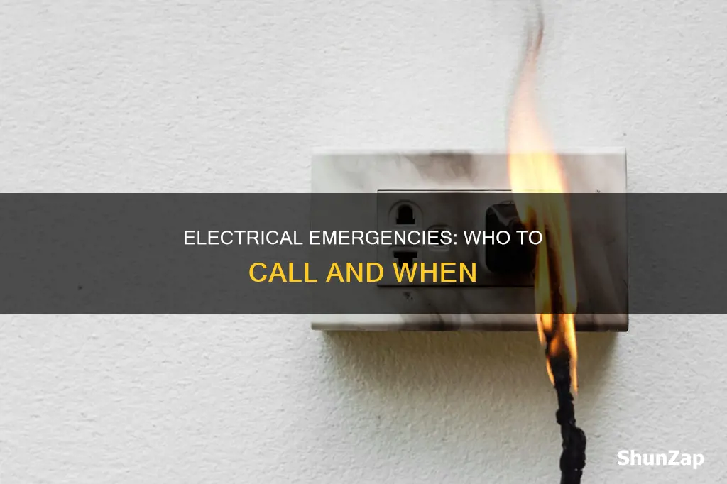 who to call when have electrical fire