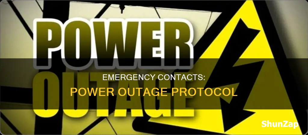 who to phone when electricity goes off
