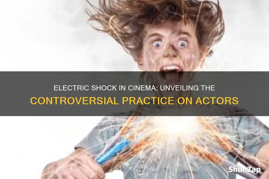 who used electric shock on actors