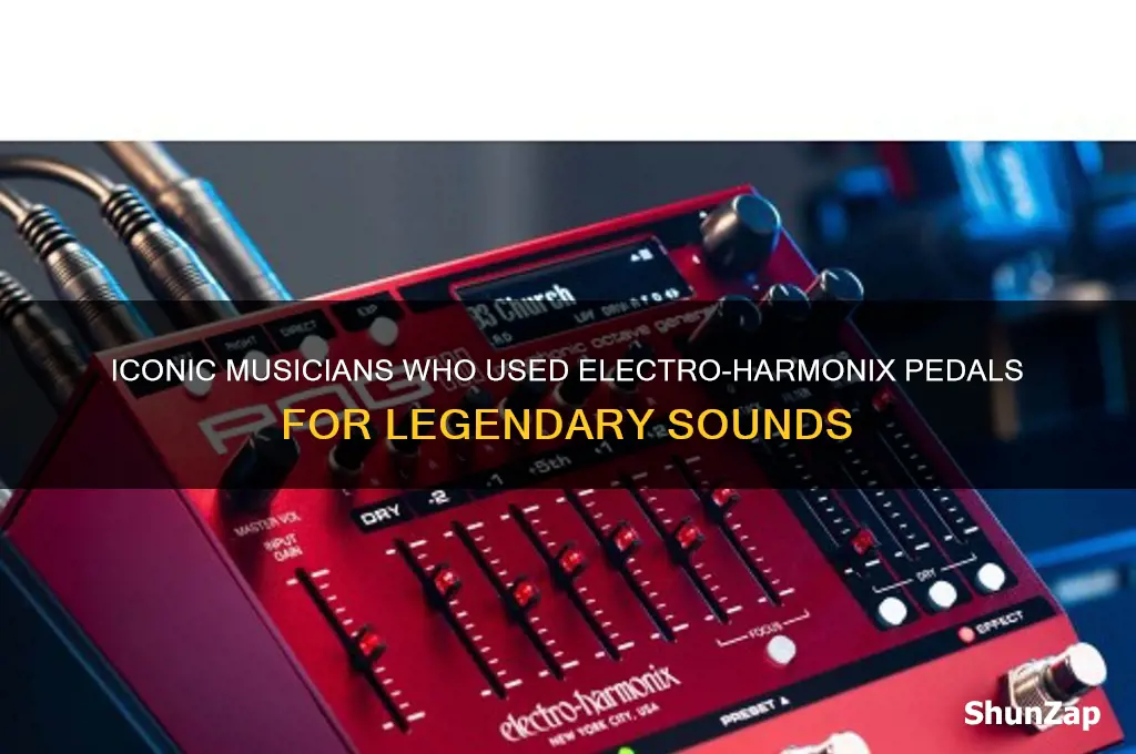 who used electro harmonix pedals