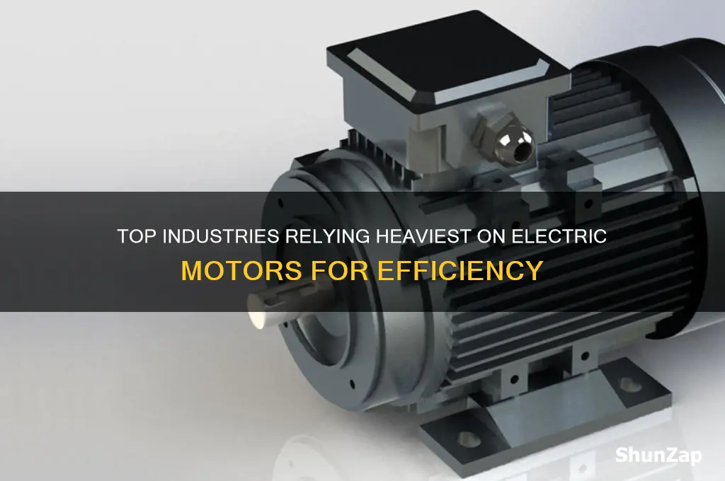 who uses electric motors the most