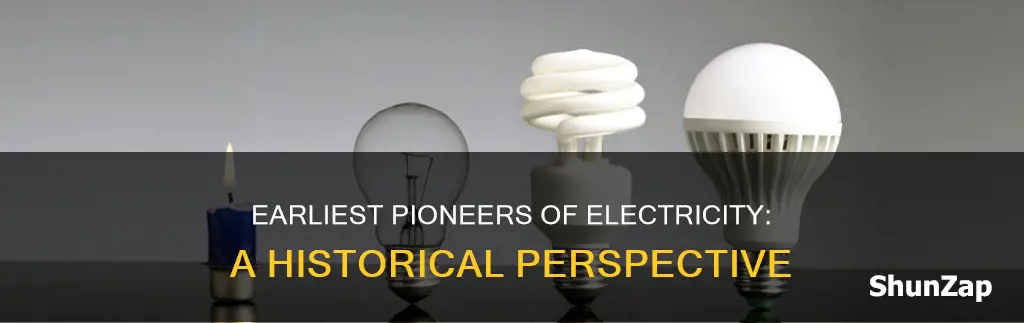 who was the earliest researcher into electricity