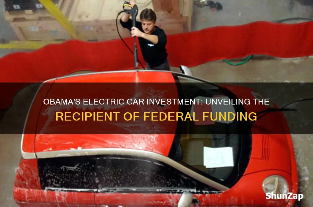 who was the electric car obama funded