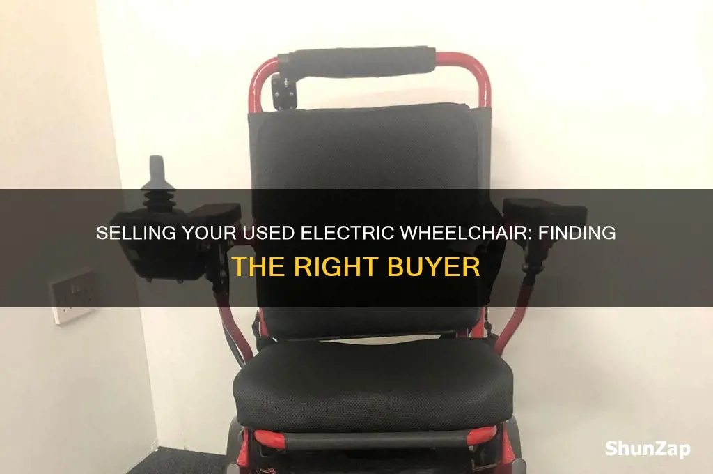 who will buy my used electric wheelchair