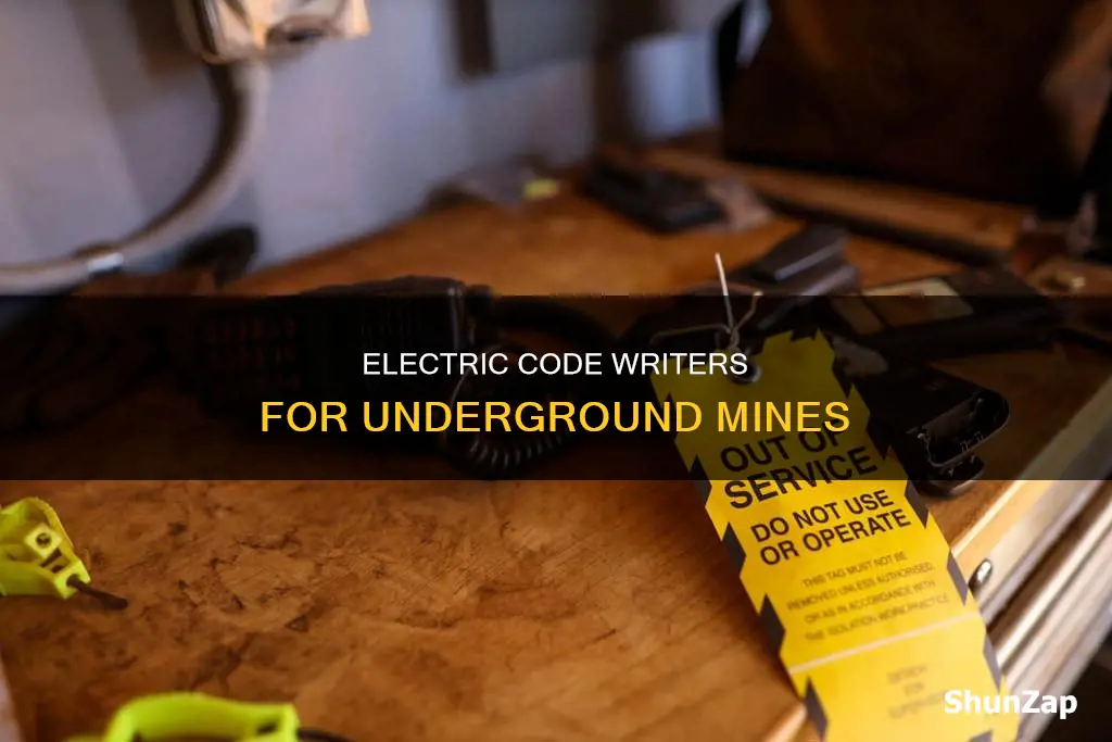 who writes electric codes for underground mines
