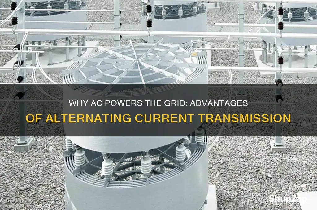 why alternating current is used to transmit electricity