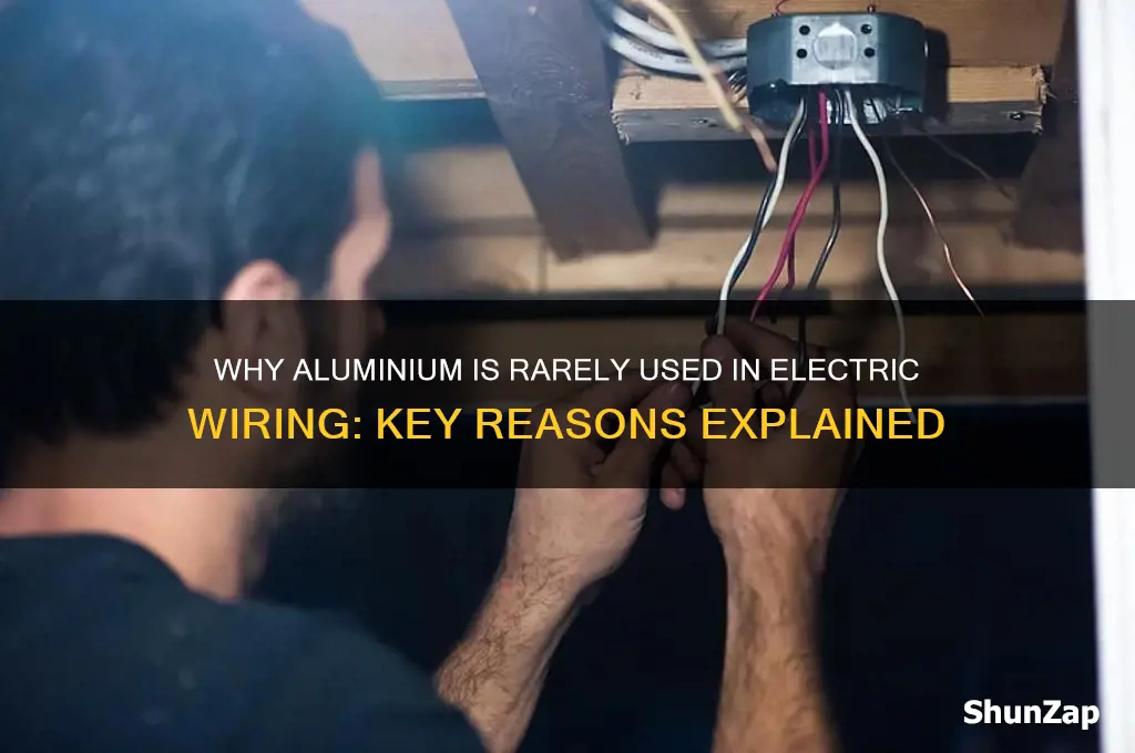 why aluminium is not used in electric wires