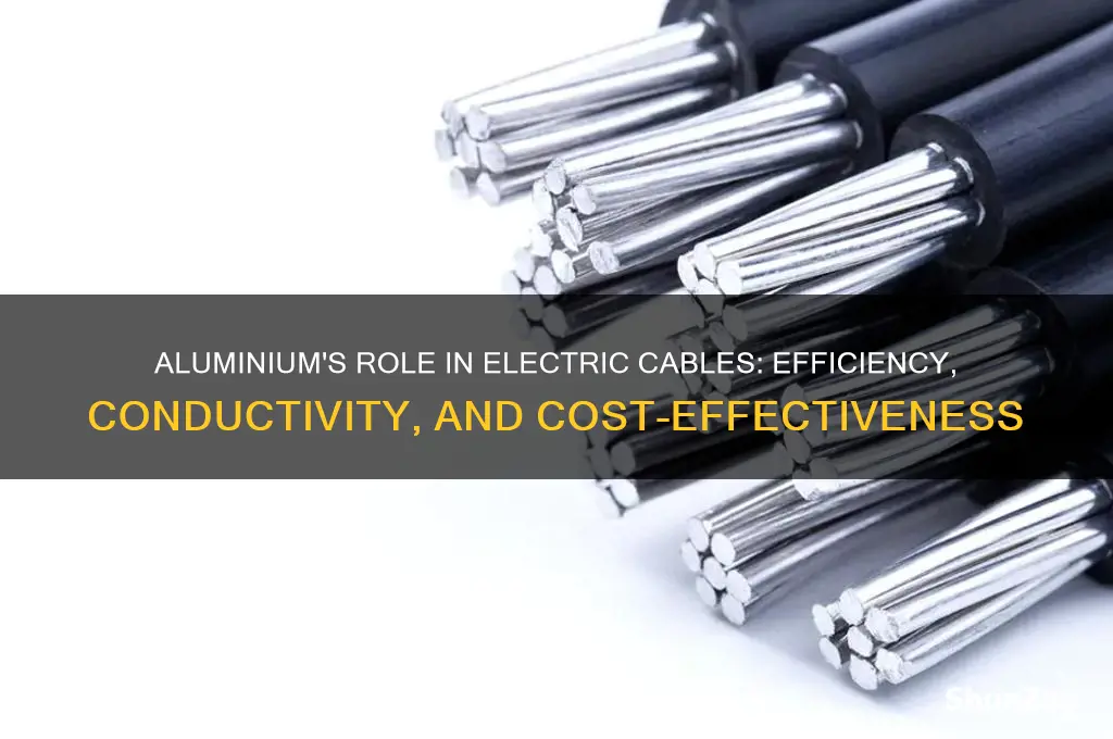 why aluminium is used in electric cables