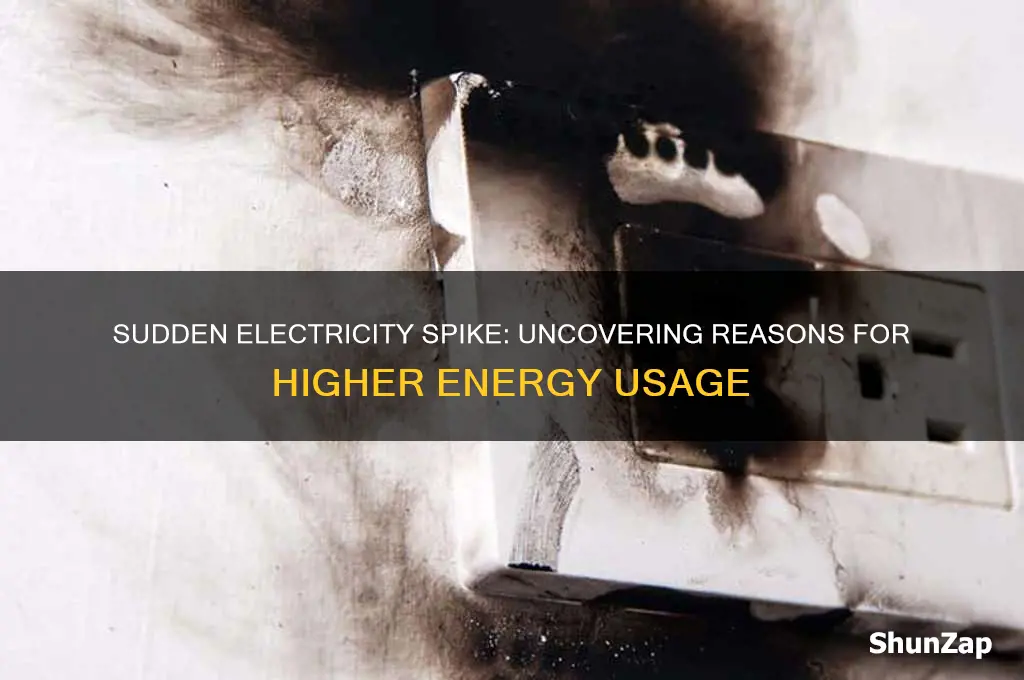 why am i suddenly using more electricity