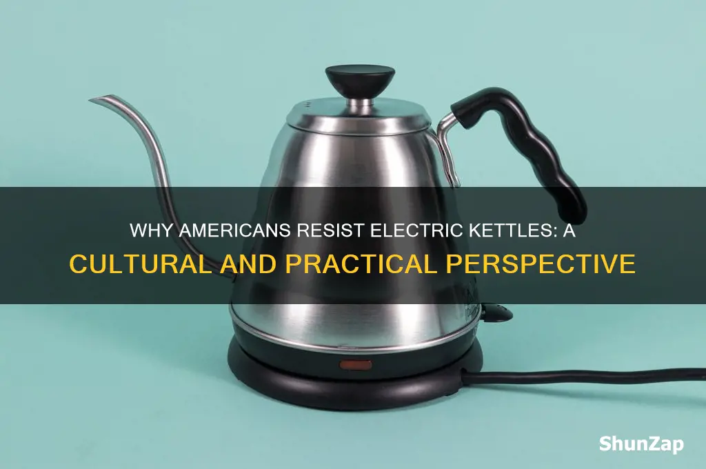 why american dont use electric kettle