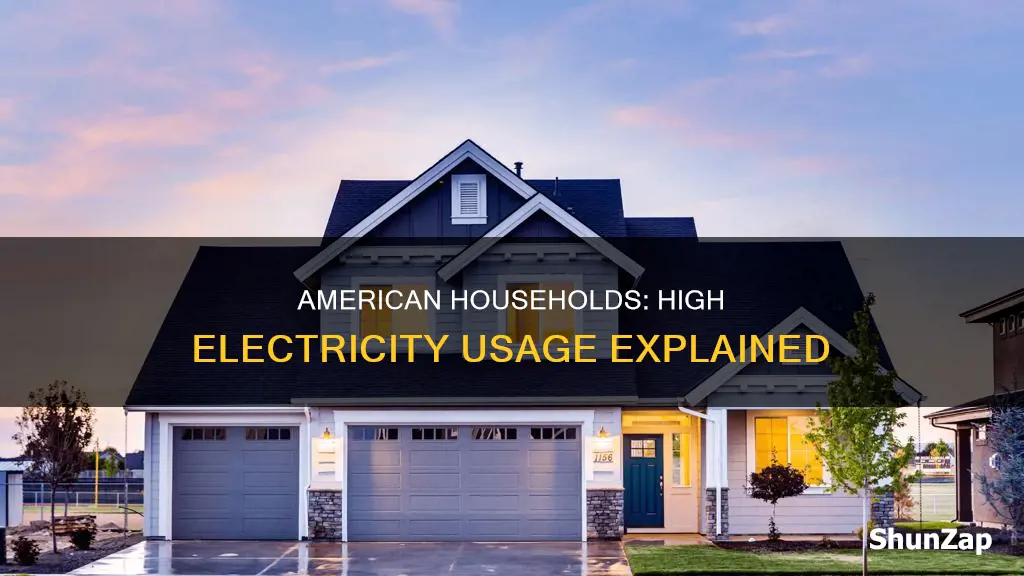 why american househould electricity usage is high