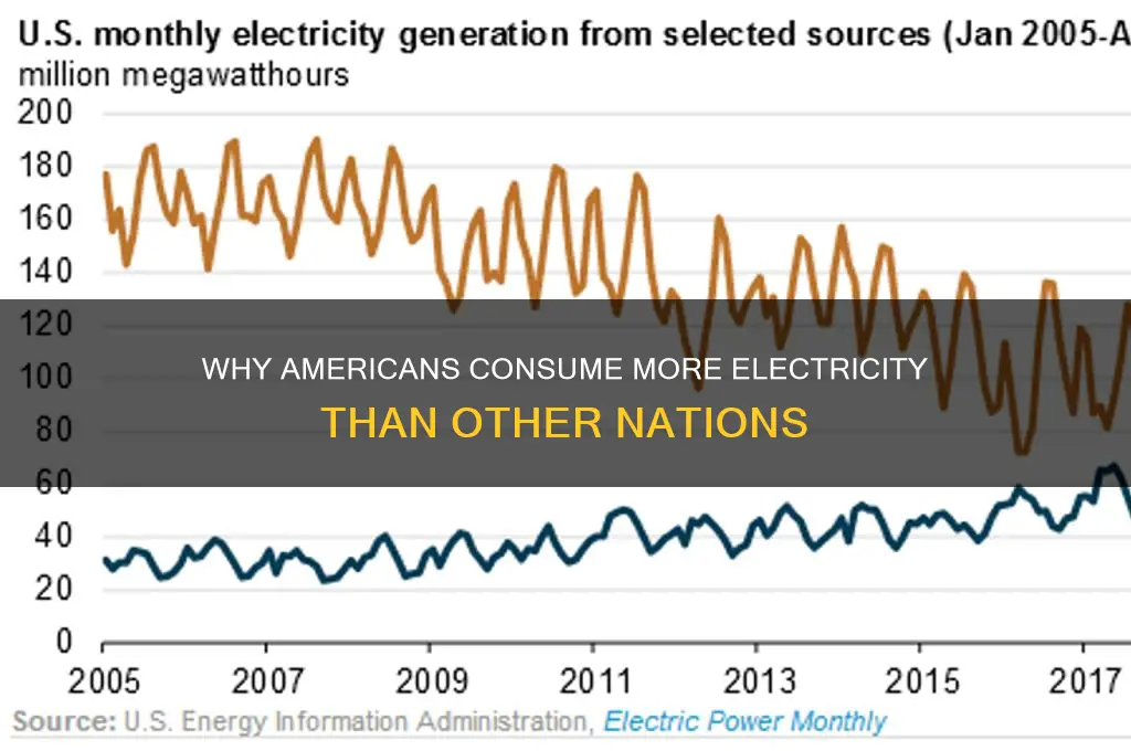 why americans use more electricity