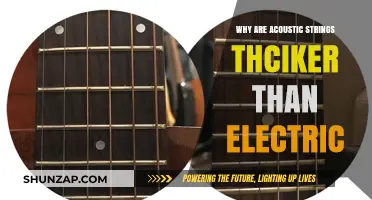 Acoustic vs Electric: String Thickness Explained