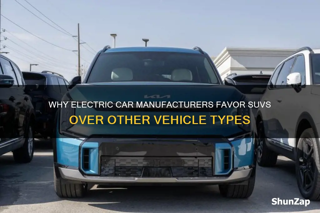 why are all electric cars suvs