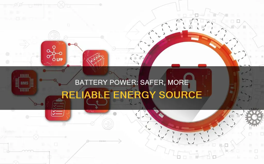 why are batteries safer than mains electricity