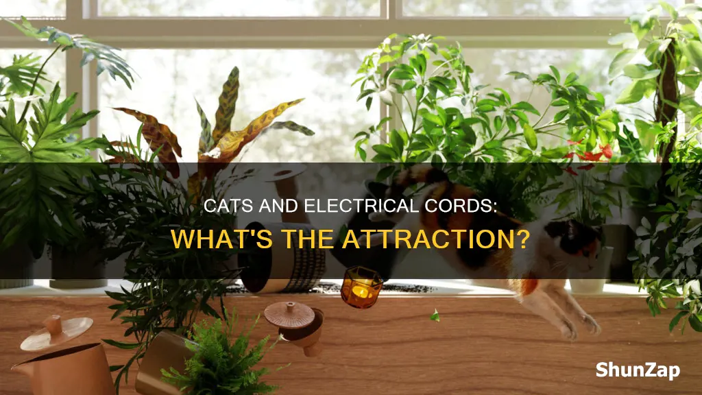 why are cats drawn to electrical cors