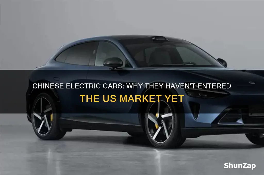 why are chinese electric cars not sold in the us