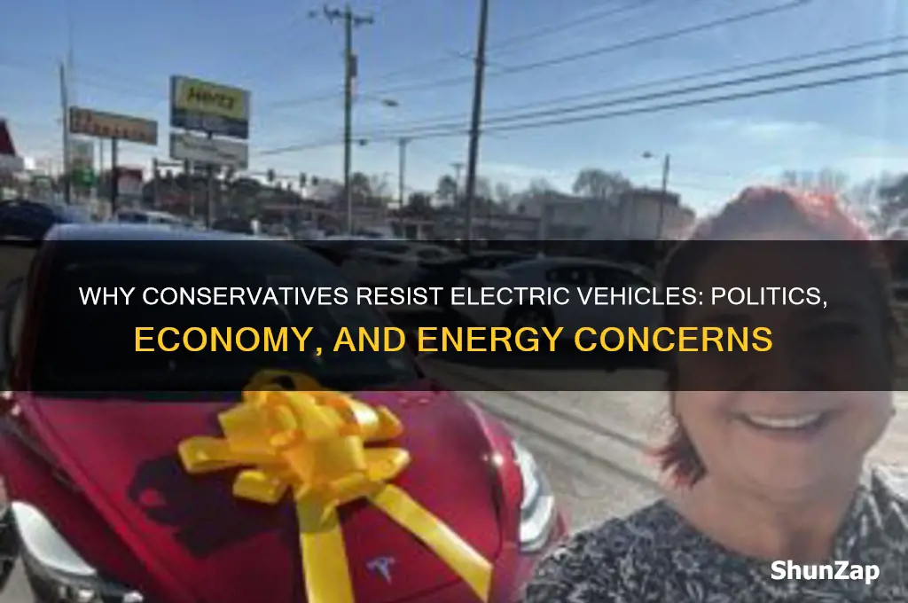 why are conservatives against electric cars