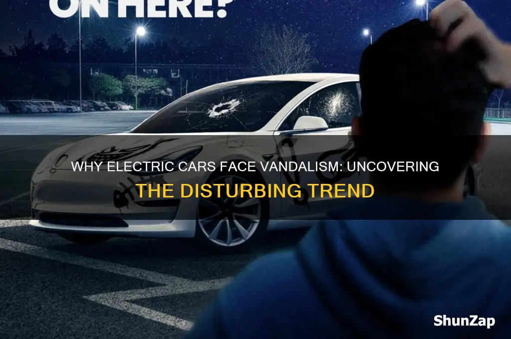 why are electric cars being vandalized