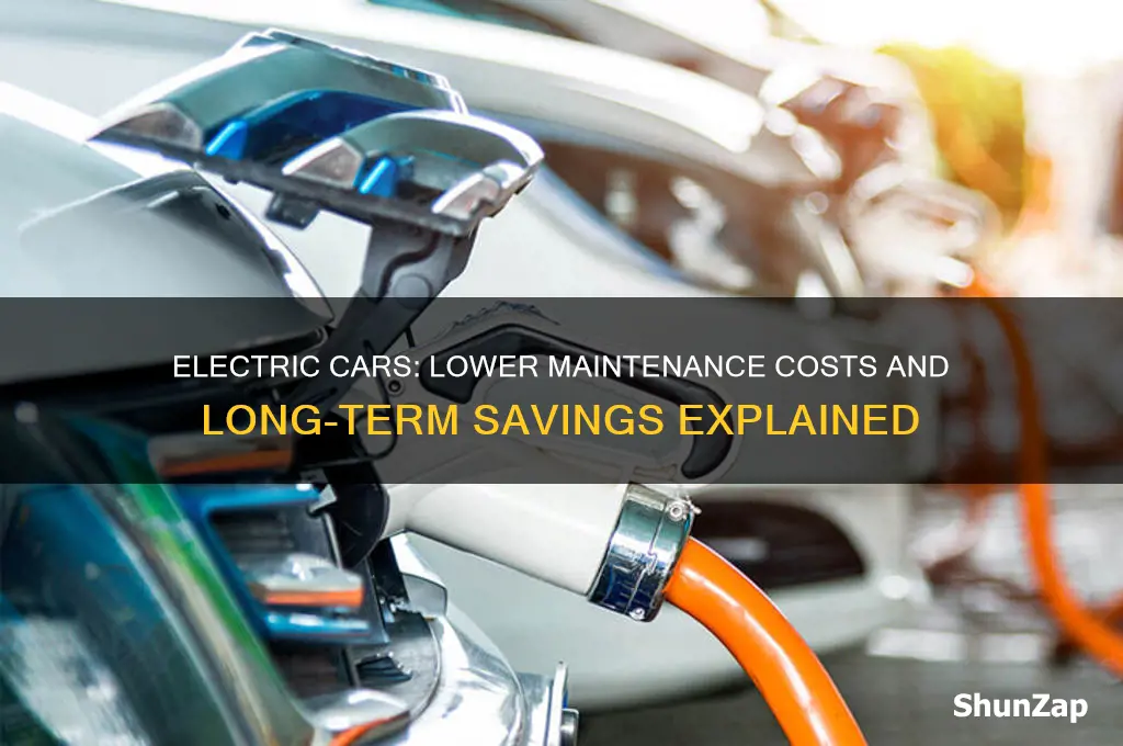 why are electric cars cheaper to maintain