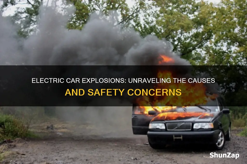 why are electric cars exploding