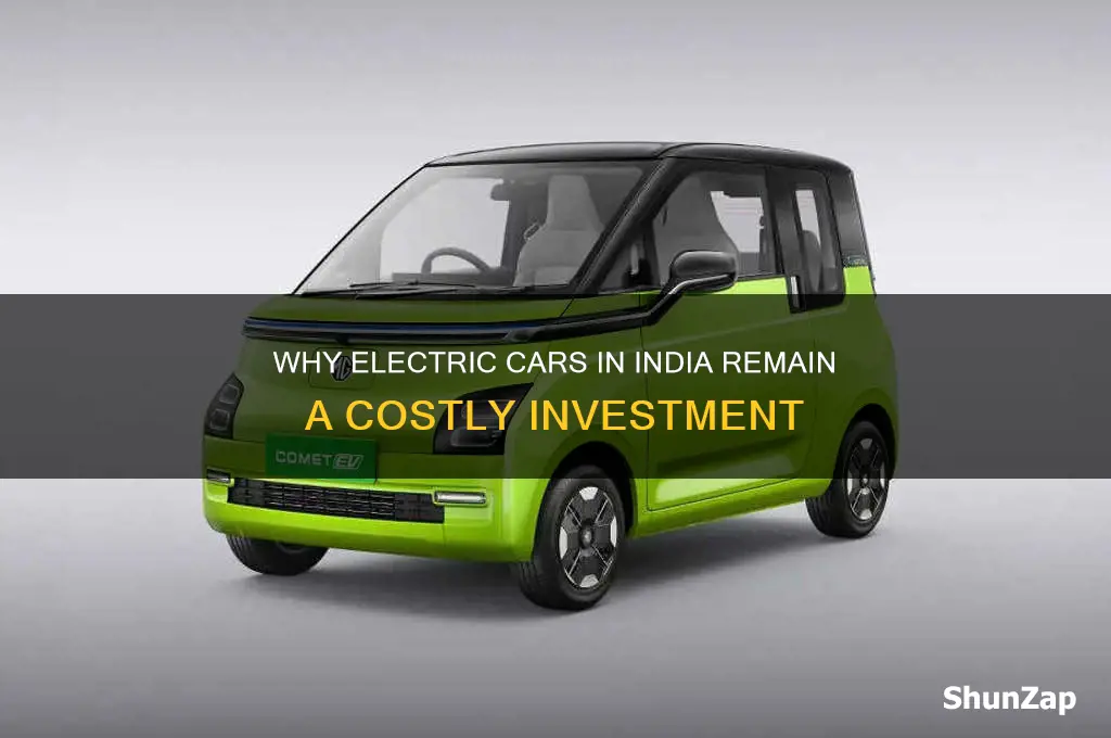 why are electric cars so expensive in india