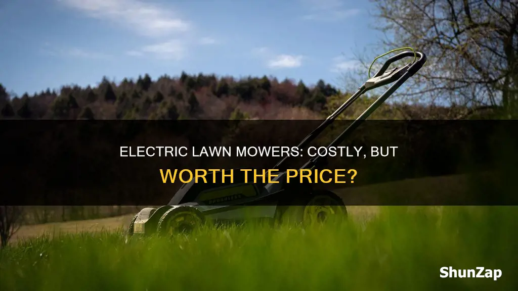 why are electric lawn mowers so expensive