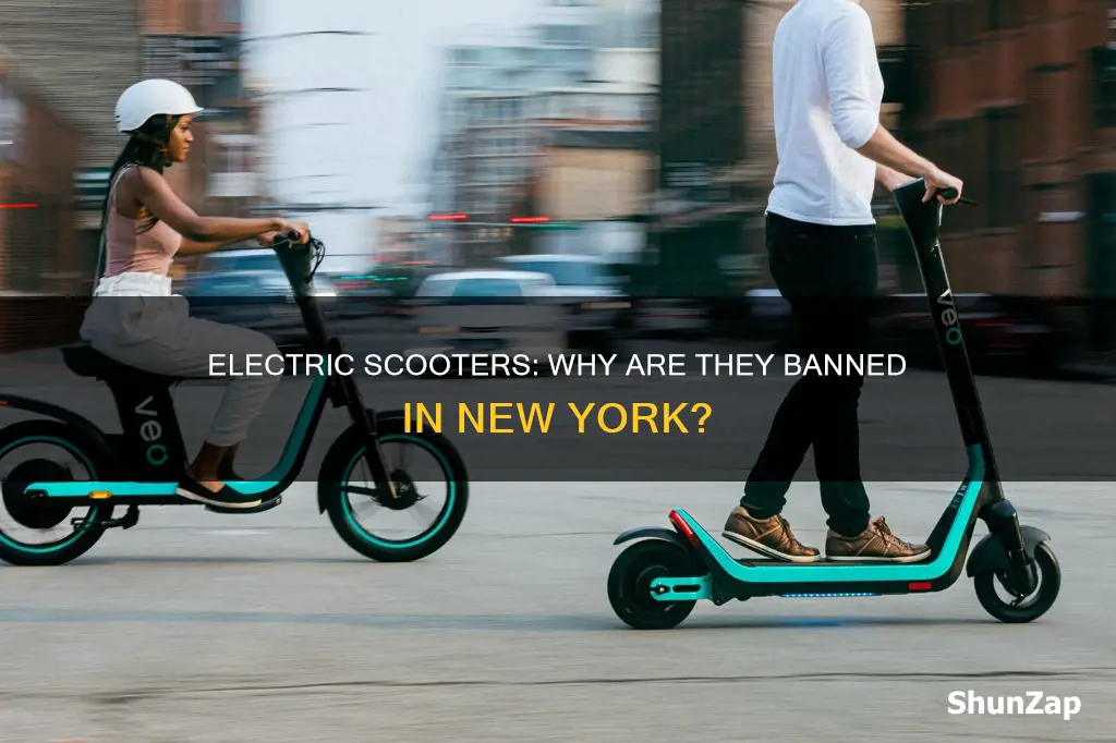 why are electric scooters banned in ny