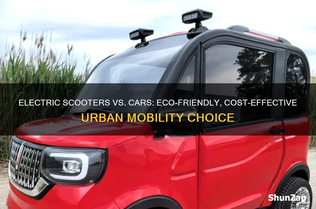 why are electric scooters better than cars