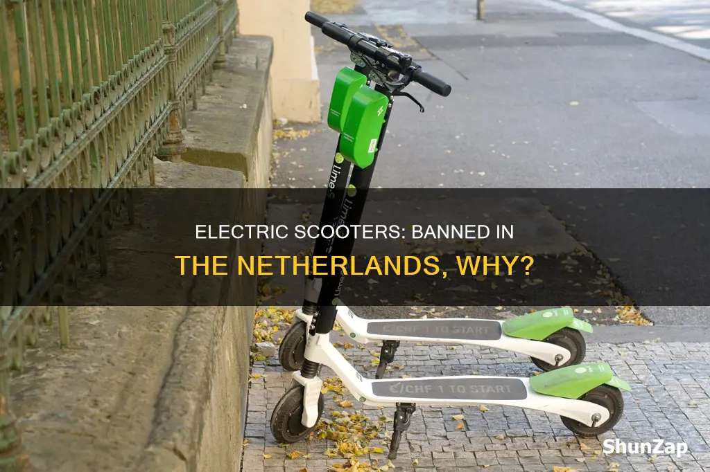 why are electric scooters illegal in netherlands