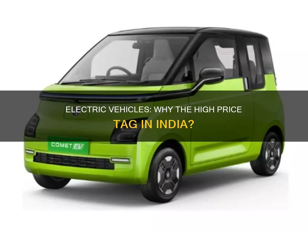 why are electric vehicles so expensive in india