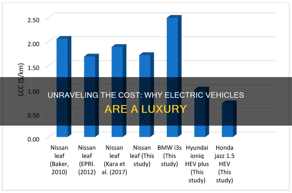 why are electric vehicles so expensive