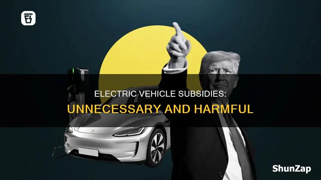 why are electric vehicles subsidies a bad idea