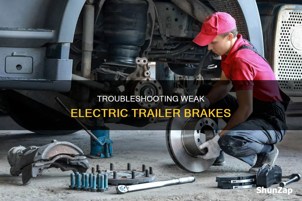 why are my electric trailer brakes weak