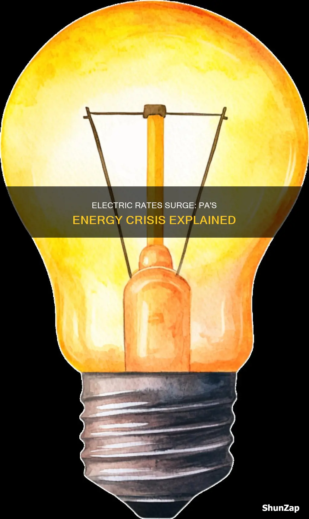 why are pa electric rates going up