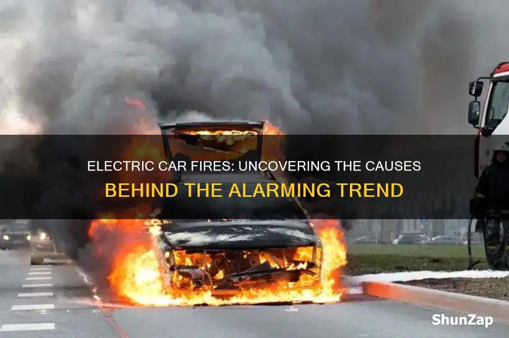 why are so many electric cars catching fire