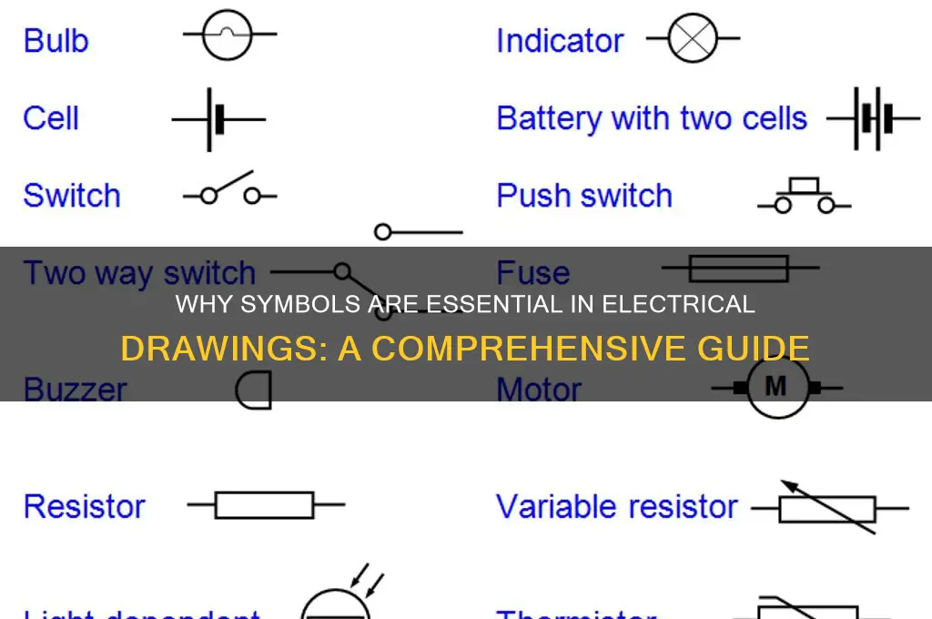 why are symbols used in electrical drawings
