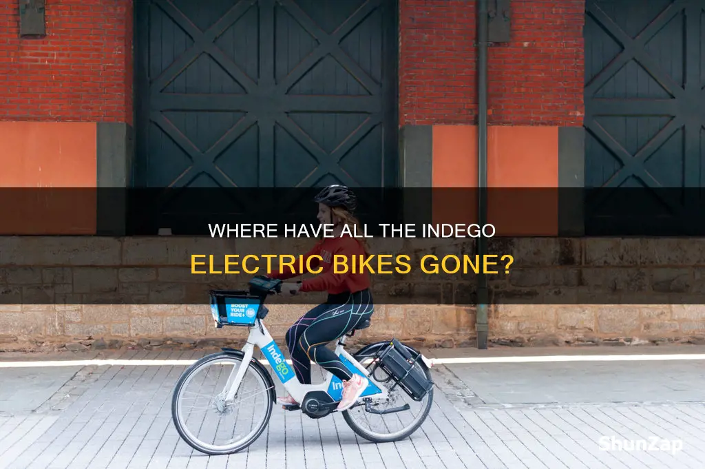 why are their no indego electric bikes anywhere