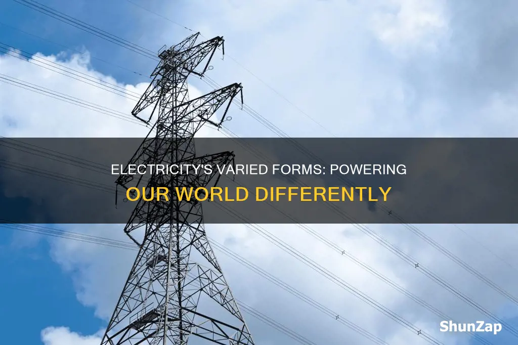 why are there different types of electricity