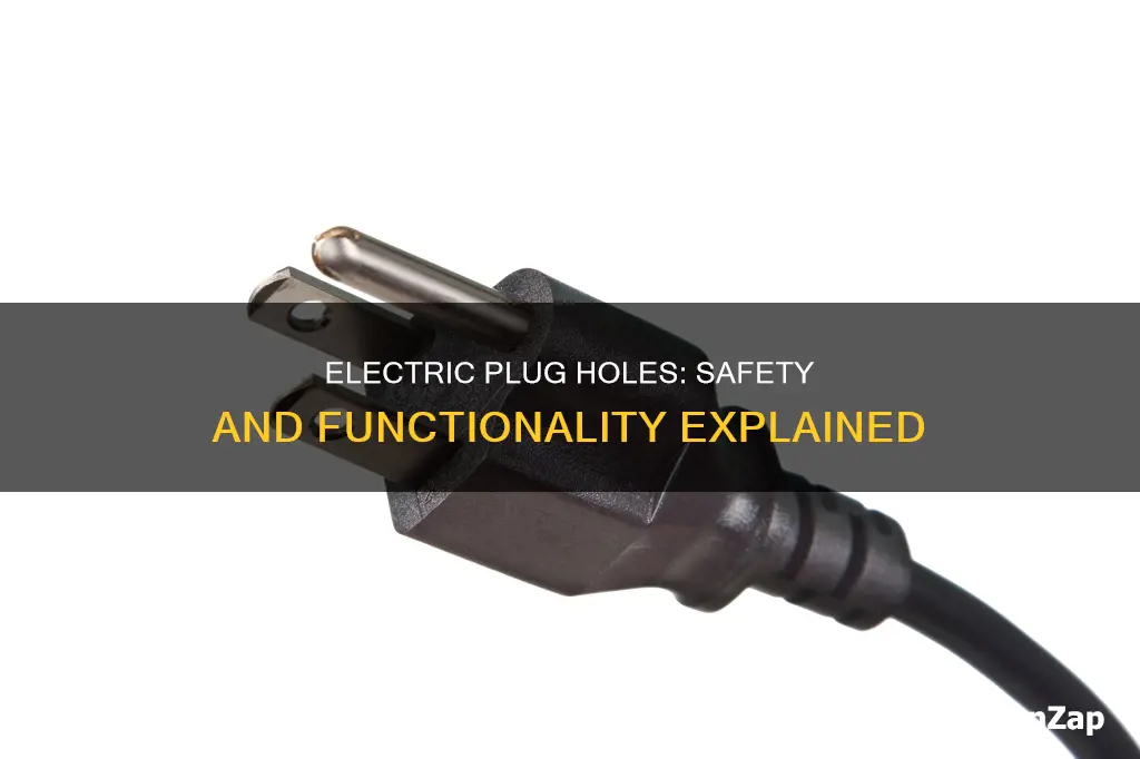 why are there holes in electric plugs