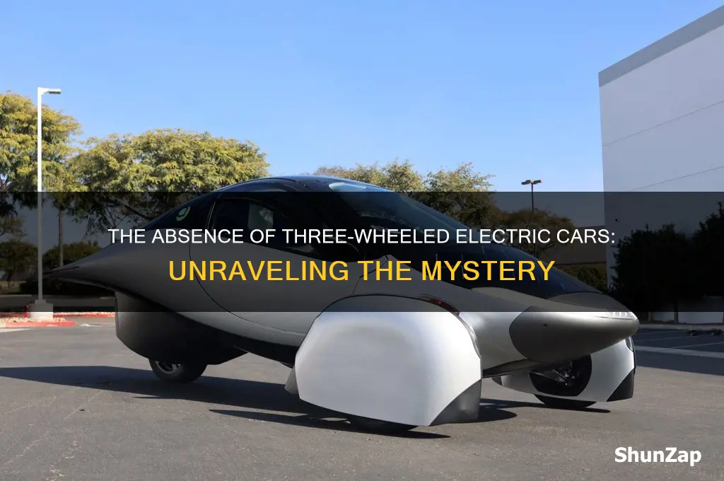 why are there no 3 wheeled electric cars