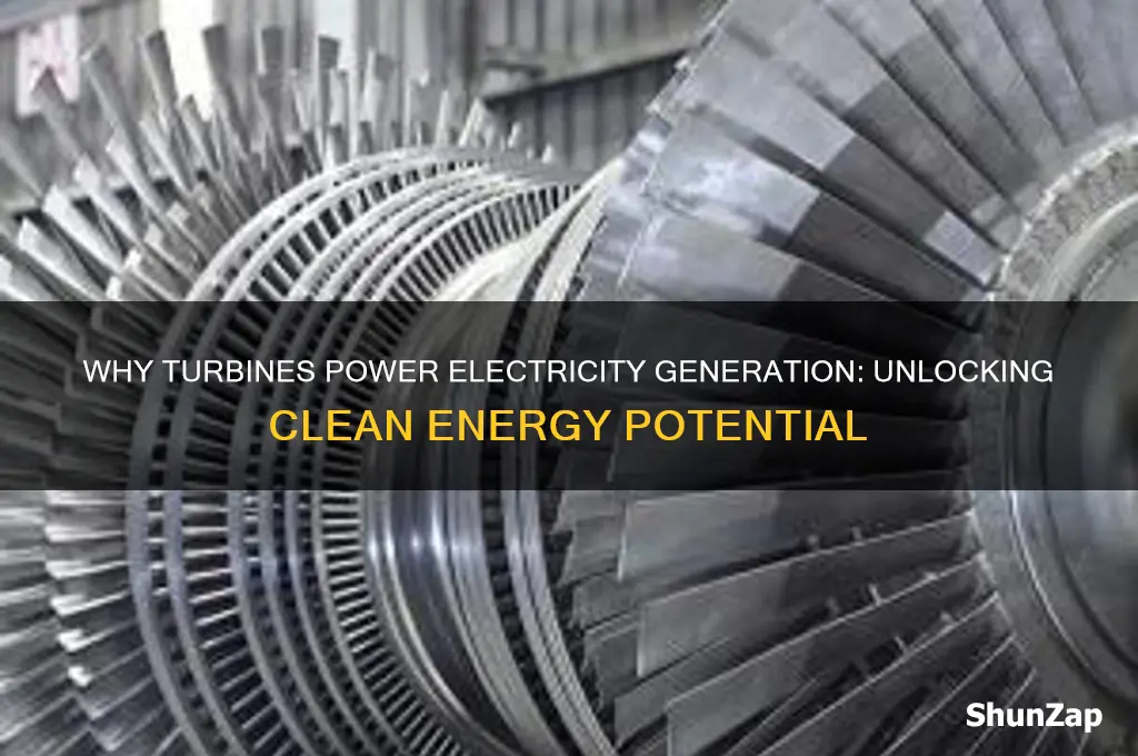 why are turbines used for generating electricity